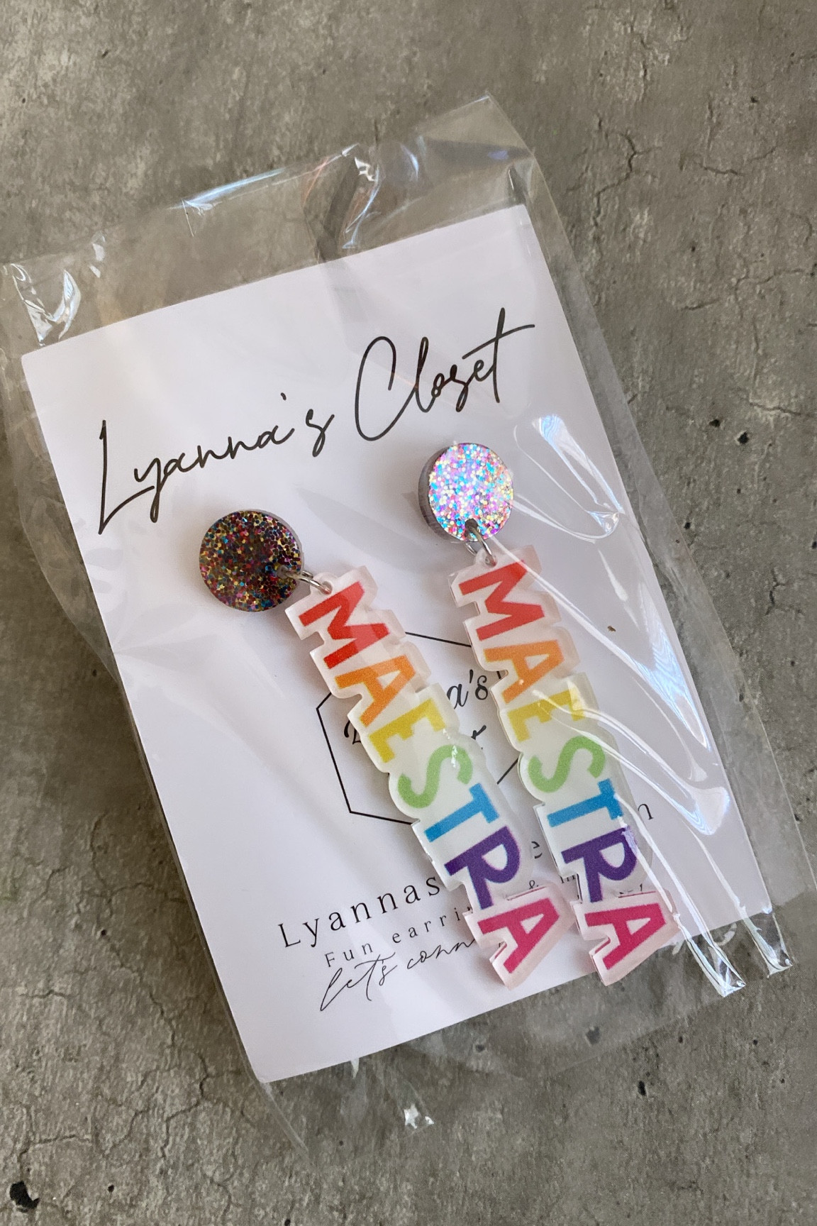 Teachers earrings 
Bought this gift for Landon’s Spanish teacher!