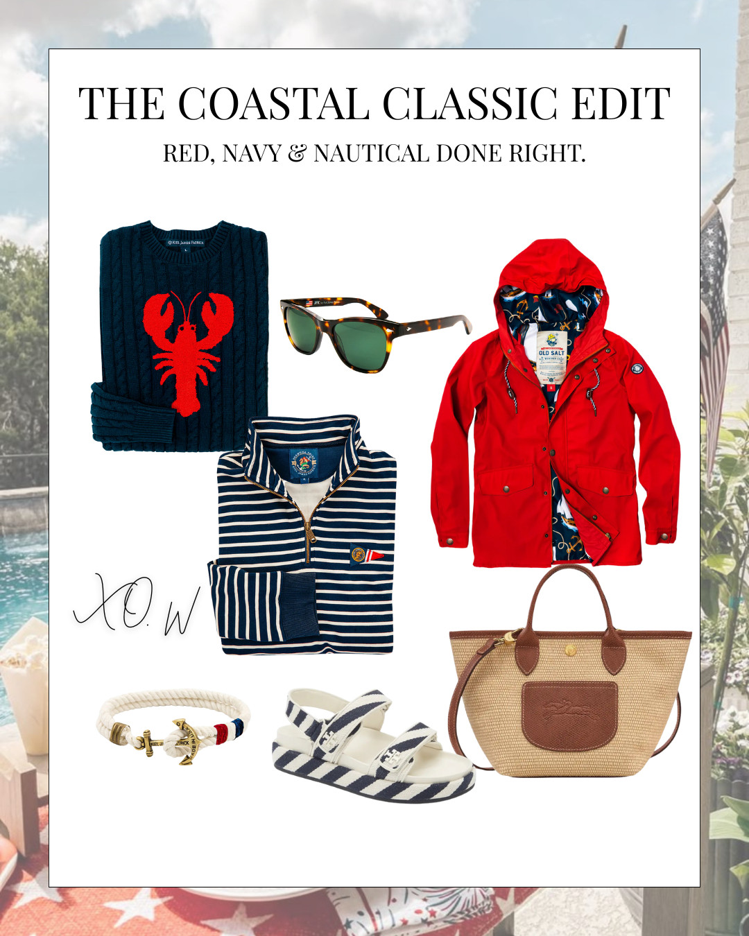 The Coastal Classic Edit ⚓️
Preppy pieces, classic stripes, & bold summer layers—this drop brings Nantucket energy wherever you are. From boat days to lobster boils, you’ll love these all-American staples.


🔹 Includes striped sandals, rain jacket, tote & more
🔹 Perfect for East Coast vibes, pool clubs & long weekends 

 #NauticalStyle #CoastalGranddaughter #PreppySummer #LTKClassicStyle #EastCoastFashion #LTKSeasonalStyle #LTKFourthOfJuly #SummerPreppyEdit #AmericanaAesthetic #LTKStyleInspo #LTKSeasonal #LTKParties #LTKStyleTip