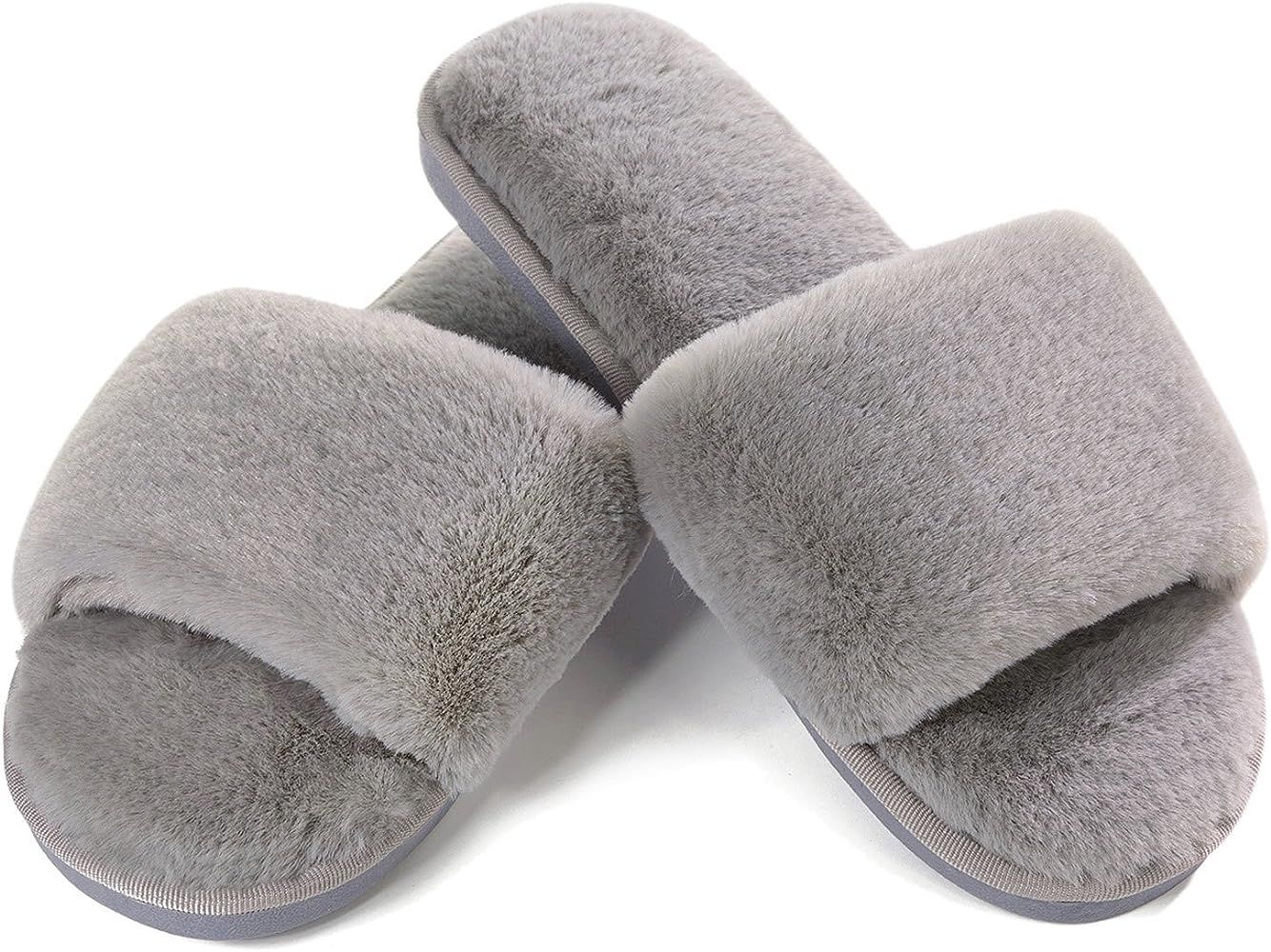 JOINFREE Women's Bedroom Slippers Comfort Four Season Classy Indoor Spa Slide Shoes | Amazon (US)