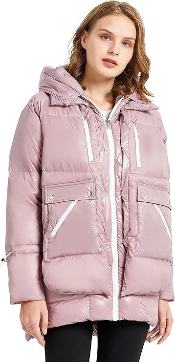 Orolay Women’s Fleece Down Coat Thickened Winter Puffer Down Jacket | Amazon (US)