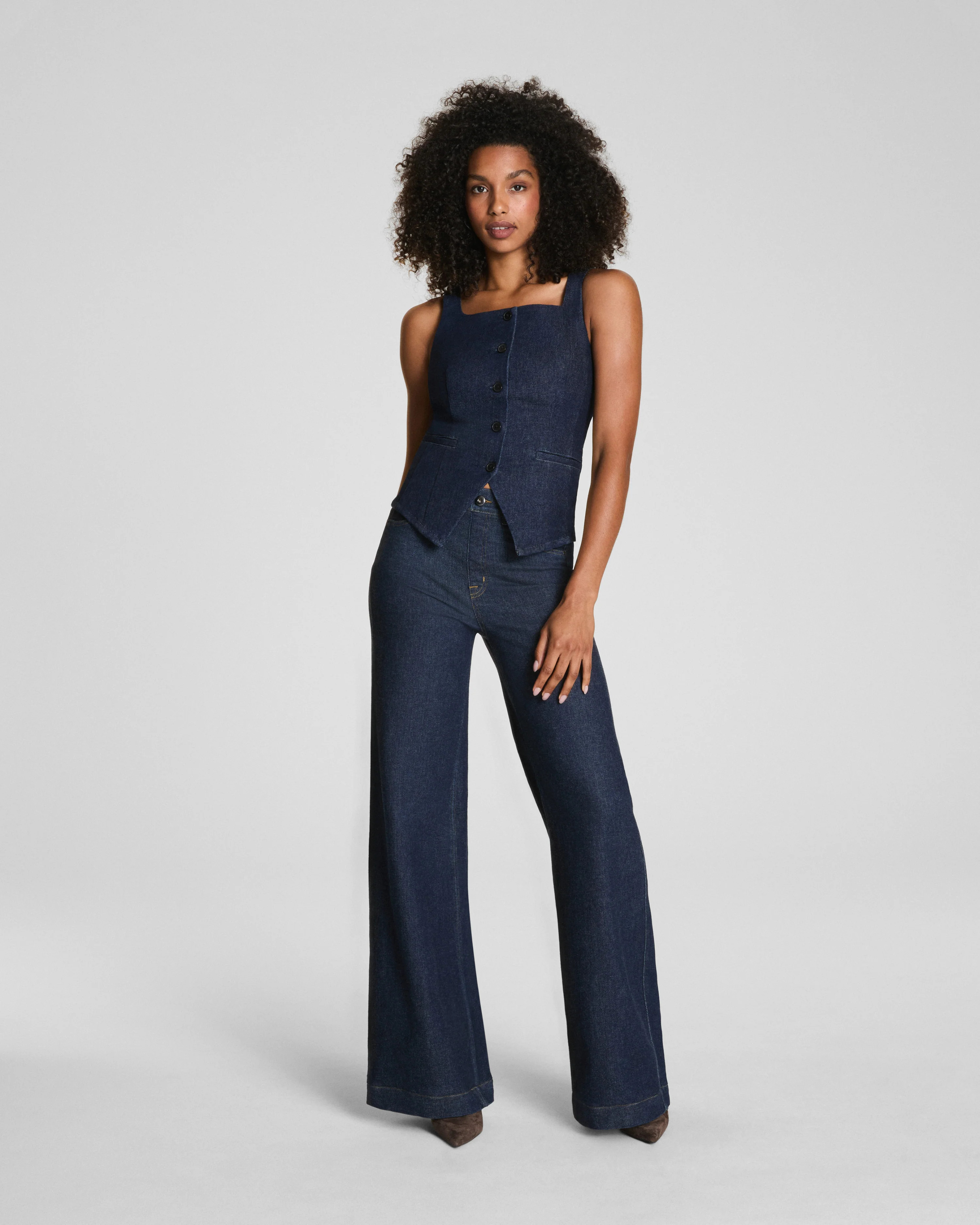 SPANX® Denim Tailored Vest | Spanx