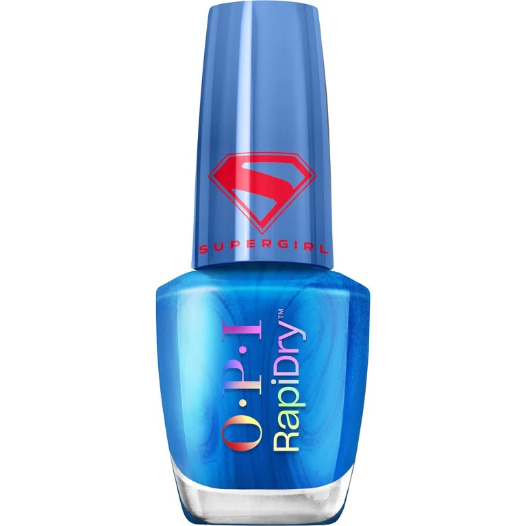 OPI Rapidry Quick-Dry Lacquer, Sklarian Sapphire, Blue Shimmer Nail Polish, 0.3 fl oz | Walmart (US)