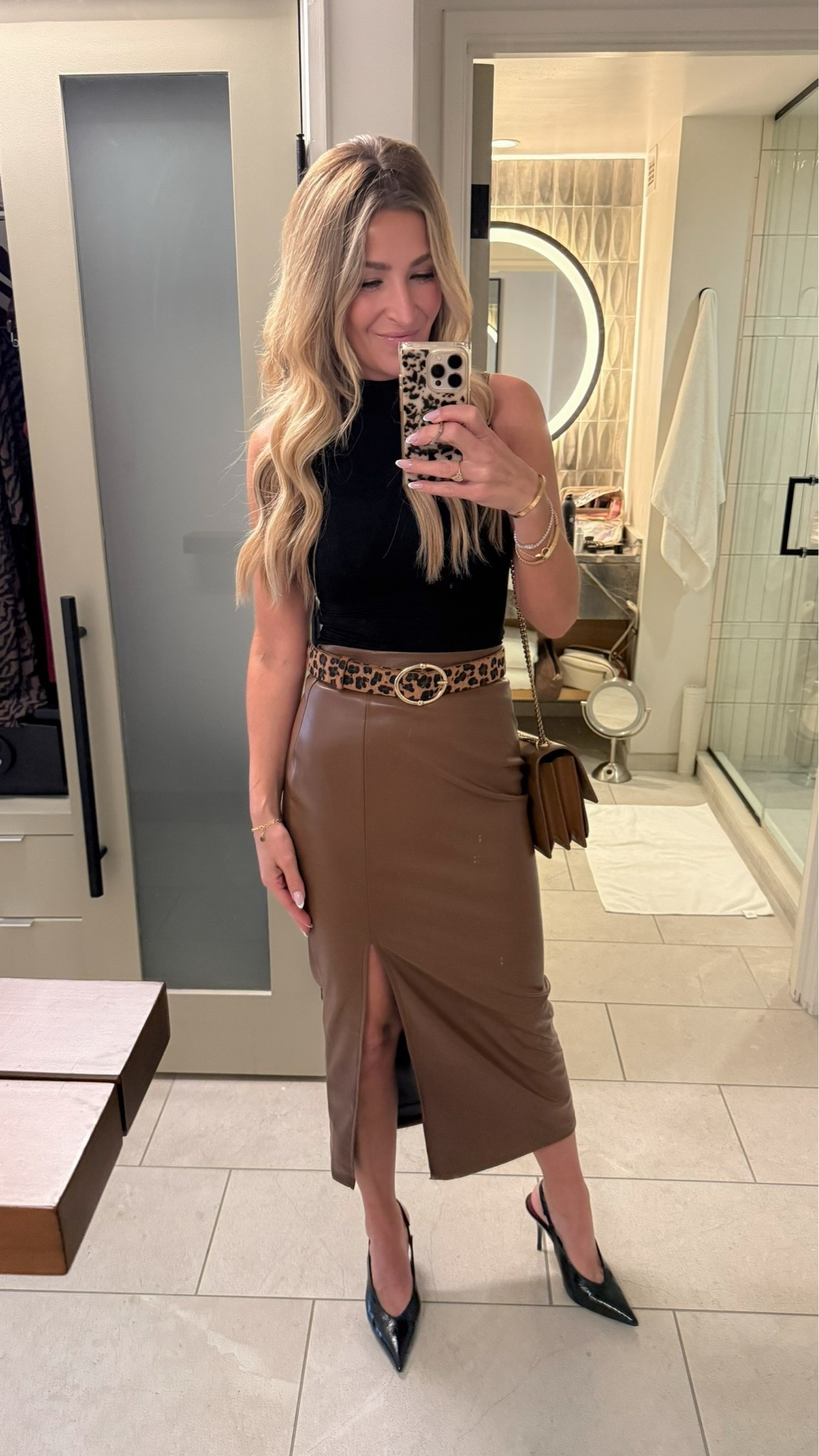 Amazon Creator Summit outfit  #1! This pencil skirt is so good and the mock neck tank is perfect for this early fall weather! 🍁✨

#LTKootd #LTKgrwm #LTKdayinmylife