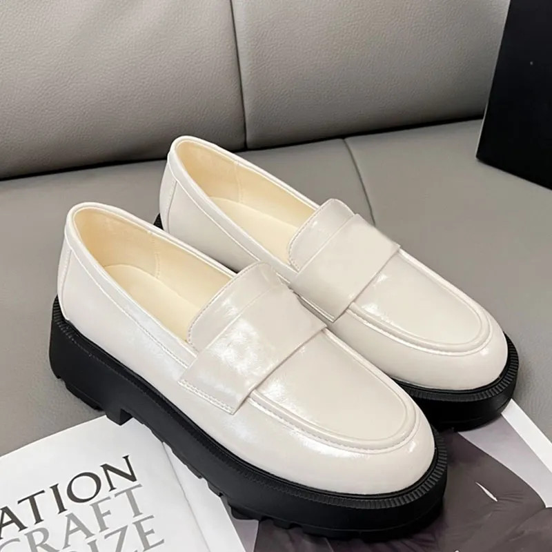 Save Big on Bulk Round Toe Dress Shoes Women's Fashion Womens Dress Shoes Leather Party Loaf... | DHGate