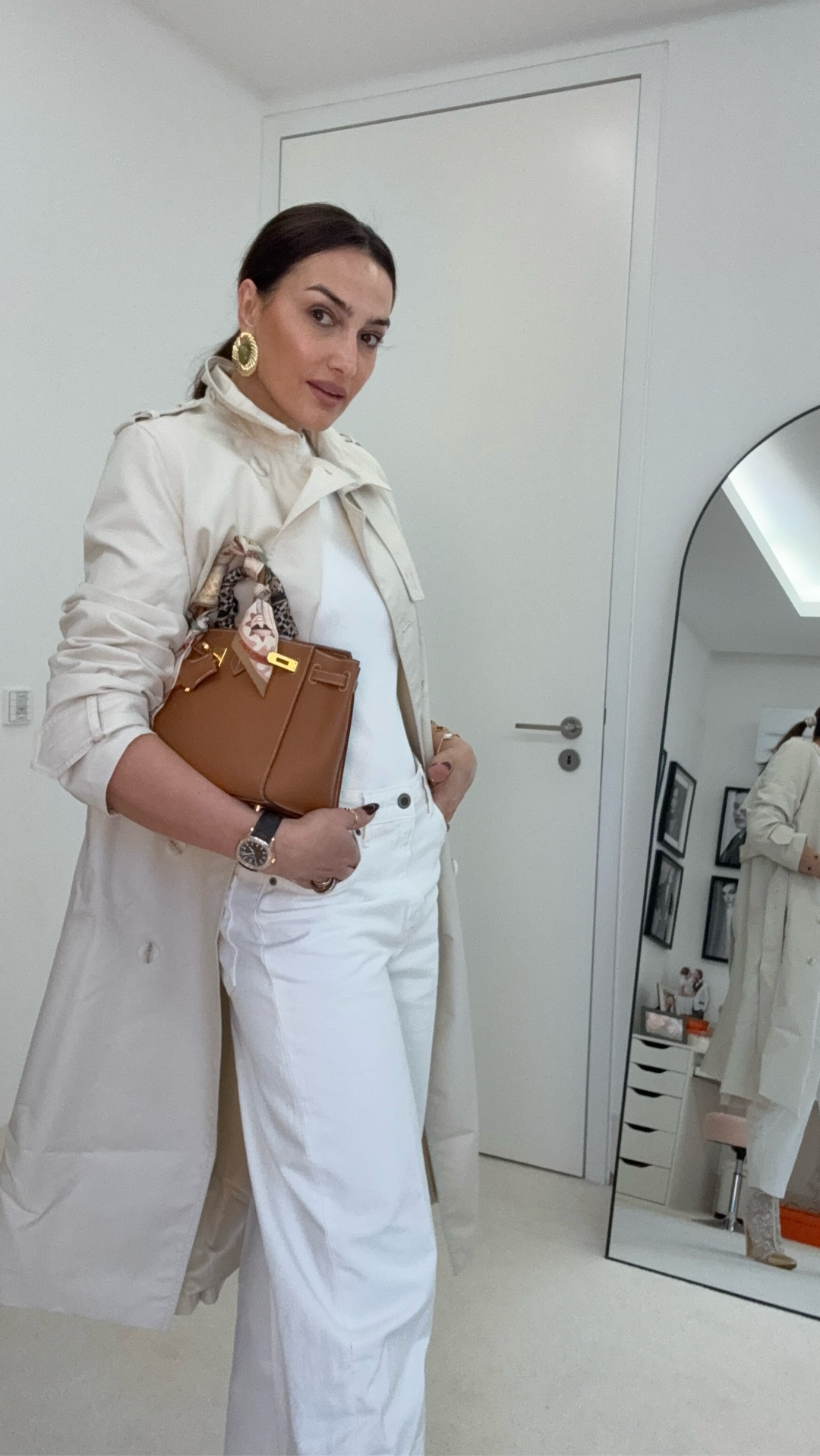 Spring is softly knocking on the door, and a timeless trench coat is the ultimate must-have this season 

Effortless, chic, and endlessly versatile — the perfect layer to elevate even the simplest outfit. Paired with crisp whites and warm tan accessories for that clean, sophisticated spring vibe.
A classic you’ll wear on repeat.
Coat is M size,jeans 38,body 38 
Boots are old Balmain season 

#LTKstyletip #LTKFashionMonth #LTKspring