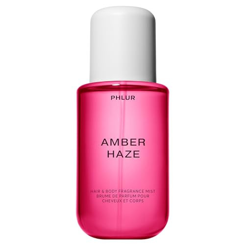 PHLUR Amber Haze Body Mist - Hair & Body Fragrance Mist - Amber, Jasmine, Saffron & Vanilla Body Spray (8 Fl Oz) | Amazon (US)