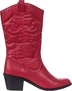 Charles Albert Women's Embroidered Modern Western Cowboy Boot | Amazon (US)