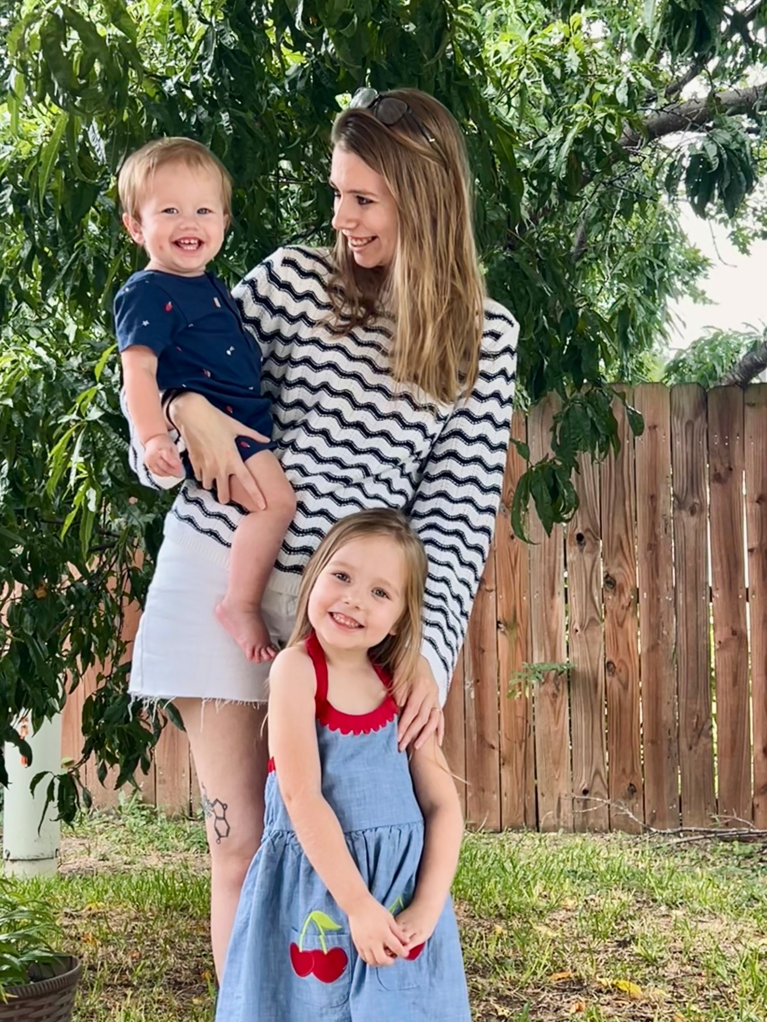 Happy fireworks! 🎆 
Linked all of our outfits! 
I’ll be living in these high rise yet also mom friendly shorts all summer! They’re so cute and comfy for denim! Sized up to a medium in this sweater for an oversized fit and love that it’s lightweight & a good transitional piece. 
Lilly’s dress runs big so she can wear it again next summer (woohoo!) 

#LTKSeasonal #LTKSaleAlert #LTKKids