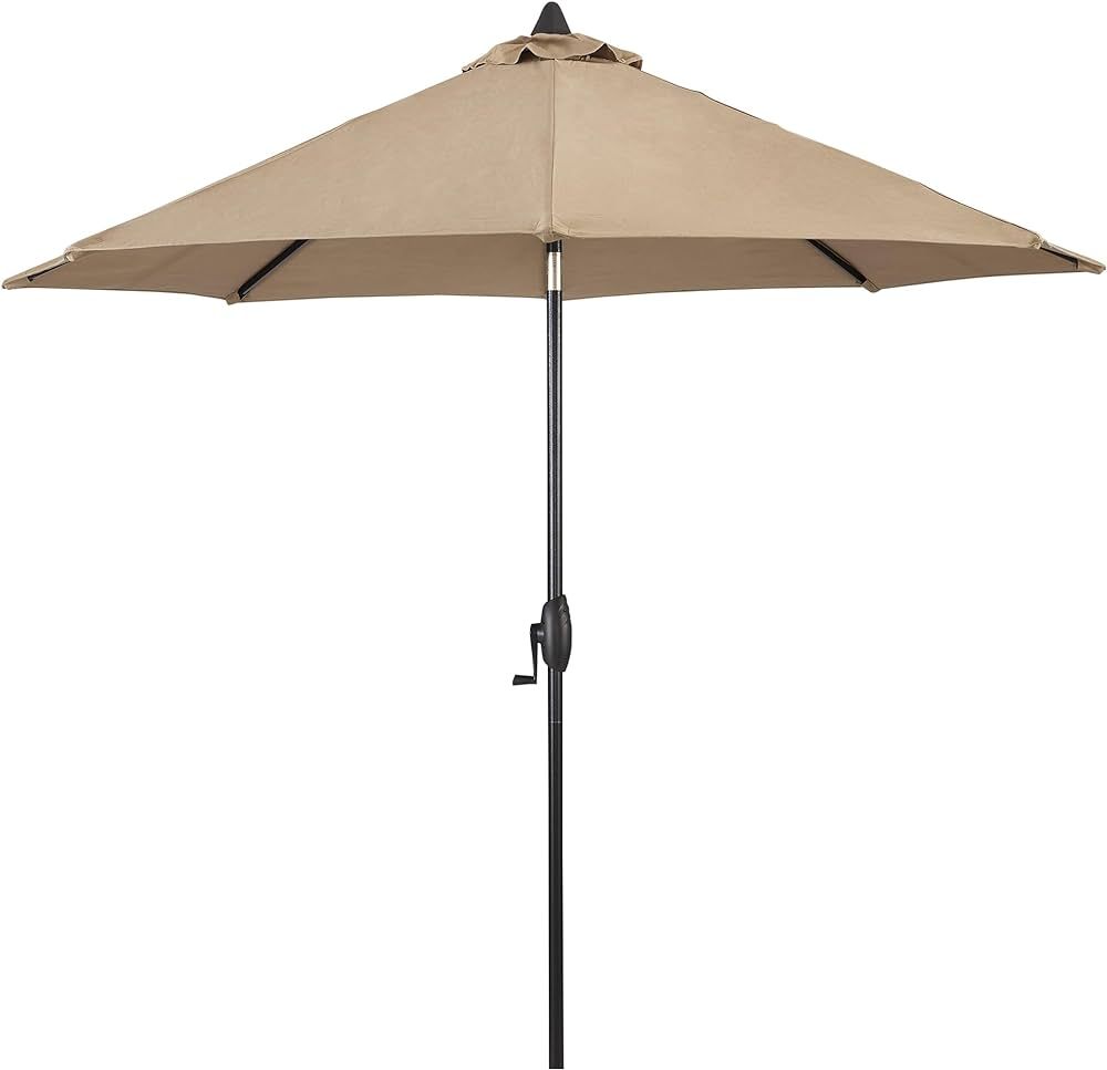 Ulax furniture Sunbrella 9Ft Outdoor Umbrella, Patio Market Table Umbrella with Push Button Tilt&... | Amazon (US)