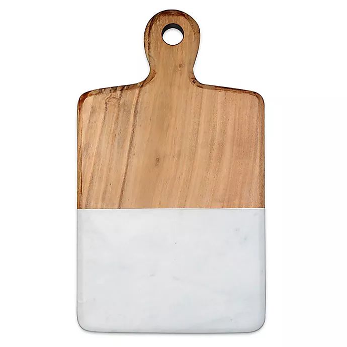 Artisanal Kitchen Supply® 13-Inch Acacia and Marble Cheese Board | Bed Bath & Beyond