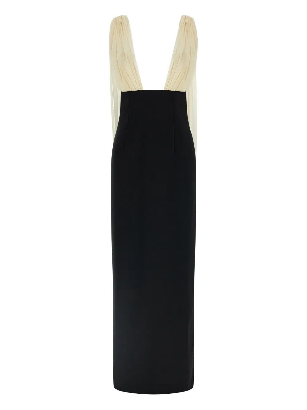 ARMARIUM V-neck Maxi Dress | Black | FARFETCH RS | Farfetch Global