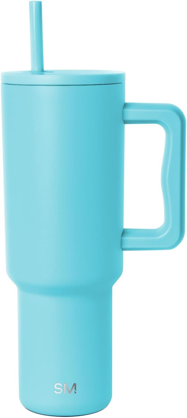 Simple Modern 40 oz Tumbler with Handle and Straw Lid | Insulated Cup Reusable Stainless Steel Wa... | Amazon (US)
