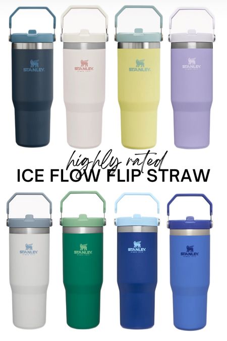 Highly rated ice flow flip straw Stanley! Perfect for sports, travel, gym and on the go! #stanleypartner @stanley_cup

#LTKSeasonal #LTKFindsUnder50 #LTKActive