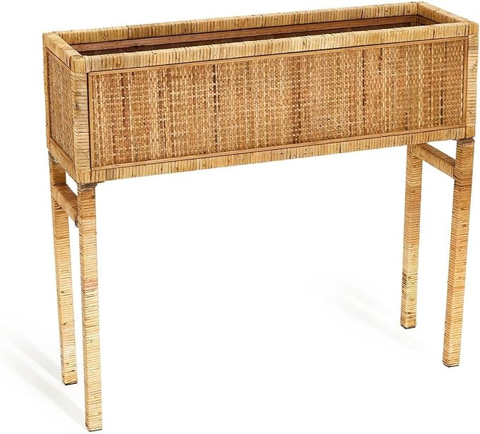 Two's Company Rattan Table Planter | Amazon (US)