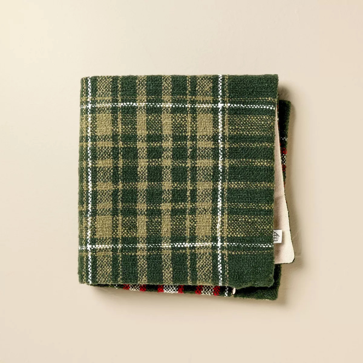 18"x18" Christmas Plaid Decorative Pillow Cover - Hearth & Hand™ with Magnolia | Target