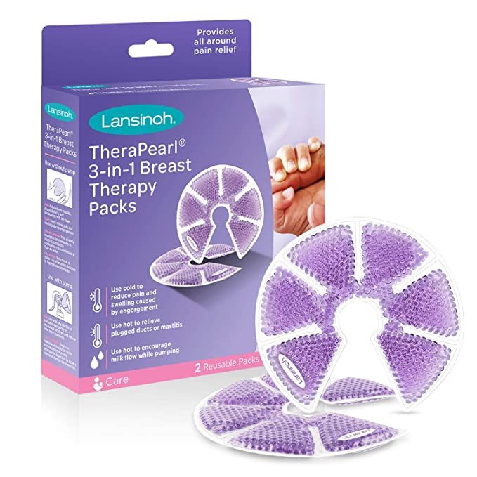 Lansinoh TheraPearl Breast Therapy Pack, Breastfeeding Essentials, 2 Pack | Amazon (US)
