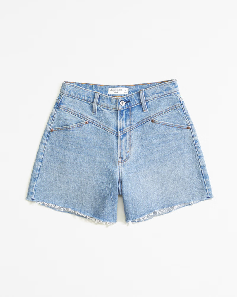 Curve Love High Rise Dad Short | Abercrombie & Fitch (US)