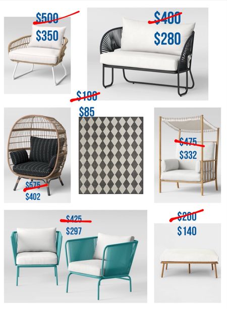 Outdoor furniture sale! Upgrade your patio! 

#LTKhome #LTKSeasonal #LTKsalealert