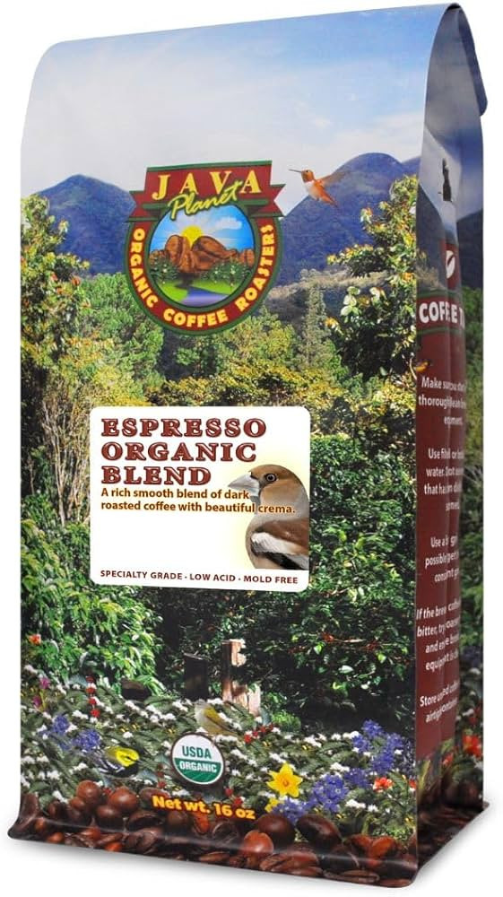 Amazon.com : Low Acid Organic Coffee \u2013 Whole Bean, Mold-Free & Stomach Friendly by Java Plan... | Amazon (US)