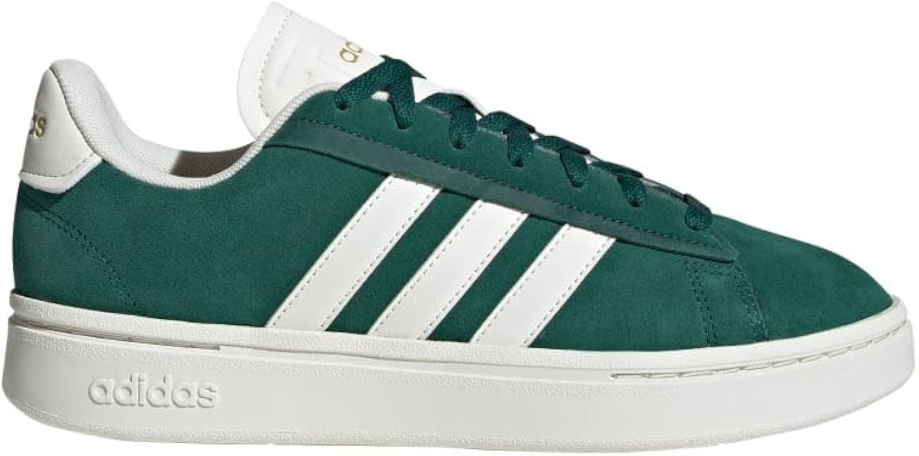 Amazon.com | adidas Women's Grand Court Alpha Sneaker, Collegiate Green/Off White/Gold Metallic, ... | Amazon (US)