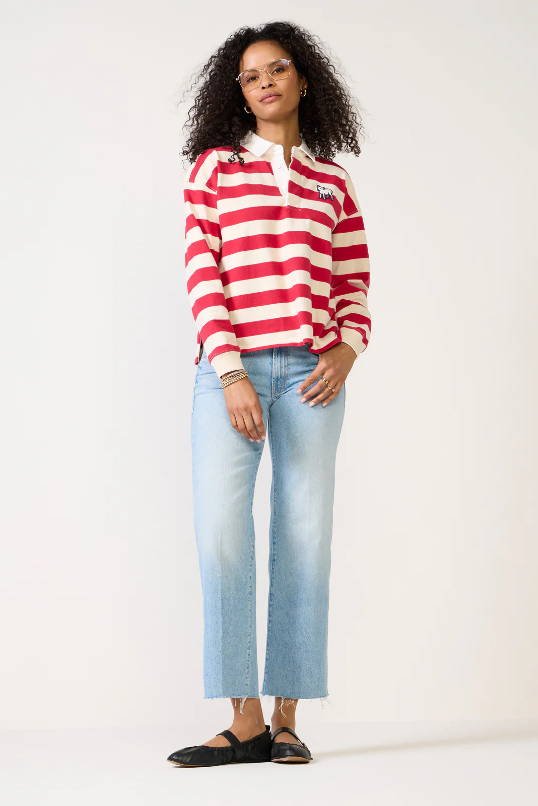 Mid Rise Rambler Zip Ankle Fray Jean | Evereve