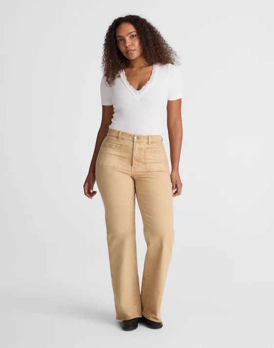 The Curvy Emmy Wide-Leg Pant | Madewell