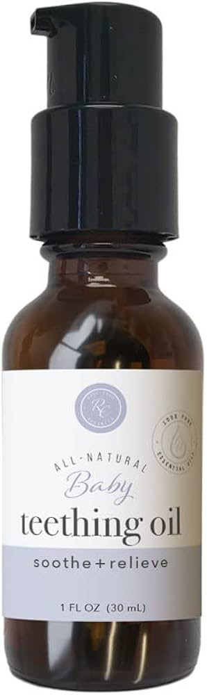 Rowe Casa Organics Baby Teething Oil | Natural Essential Oils for Teething Relief, Mouth Pain and... | Amazon (US)