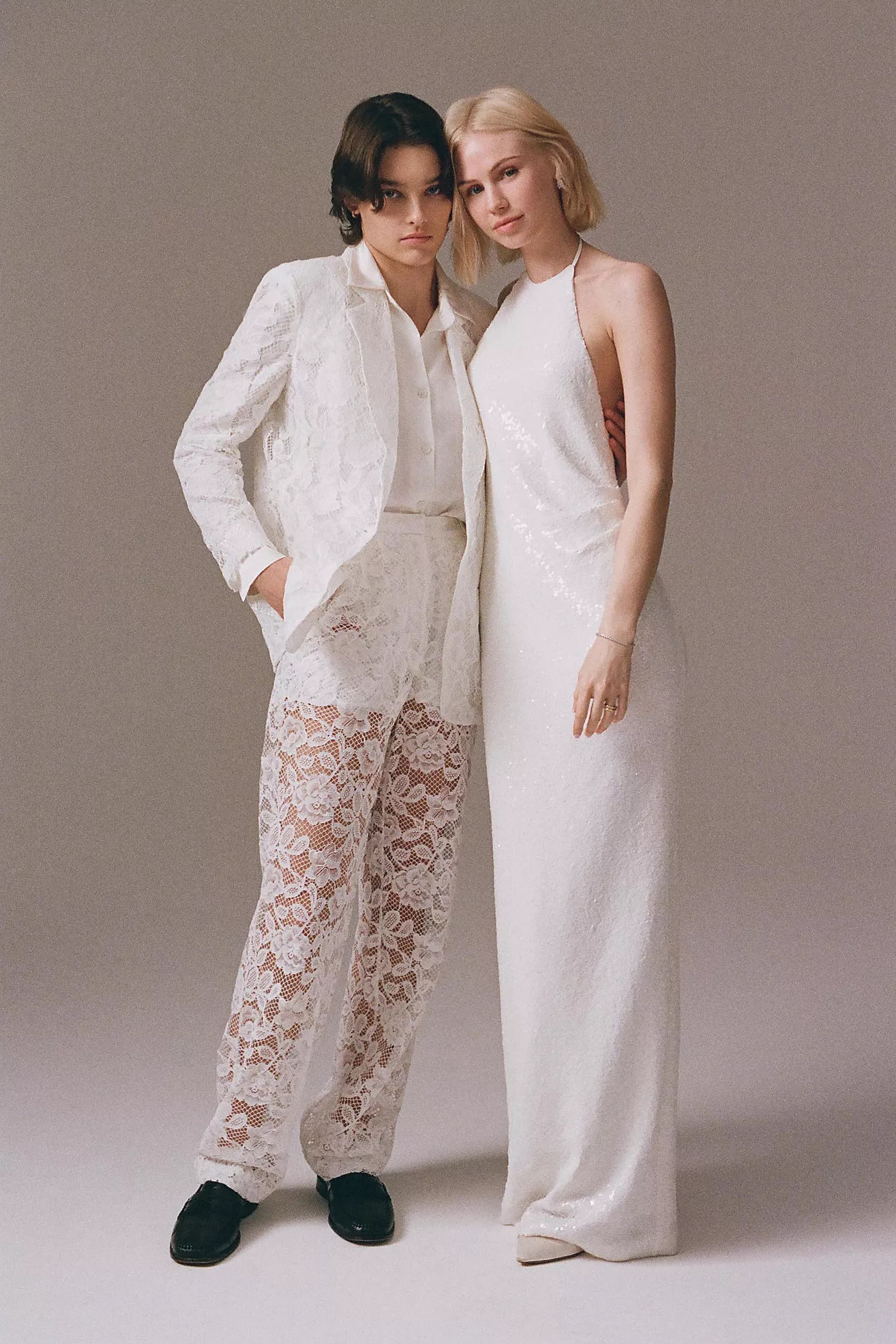 Ronny Kobo Baronelle Sheer Lace Bridal Pants | Anthropologie (US)