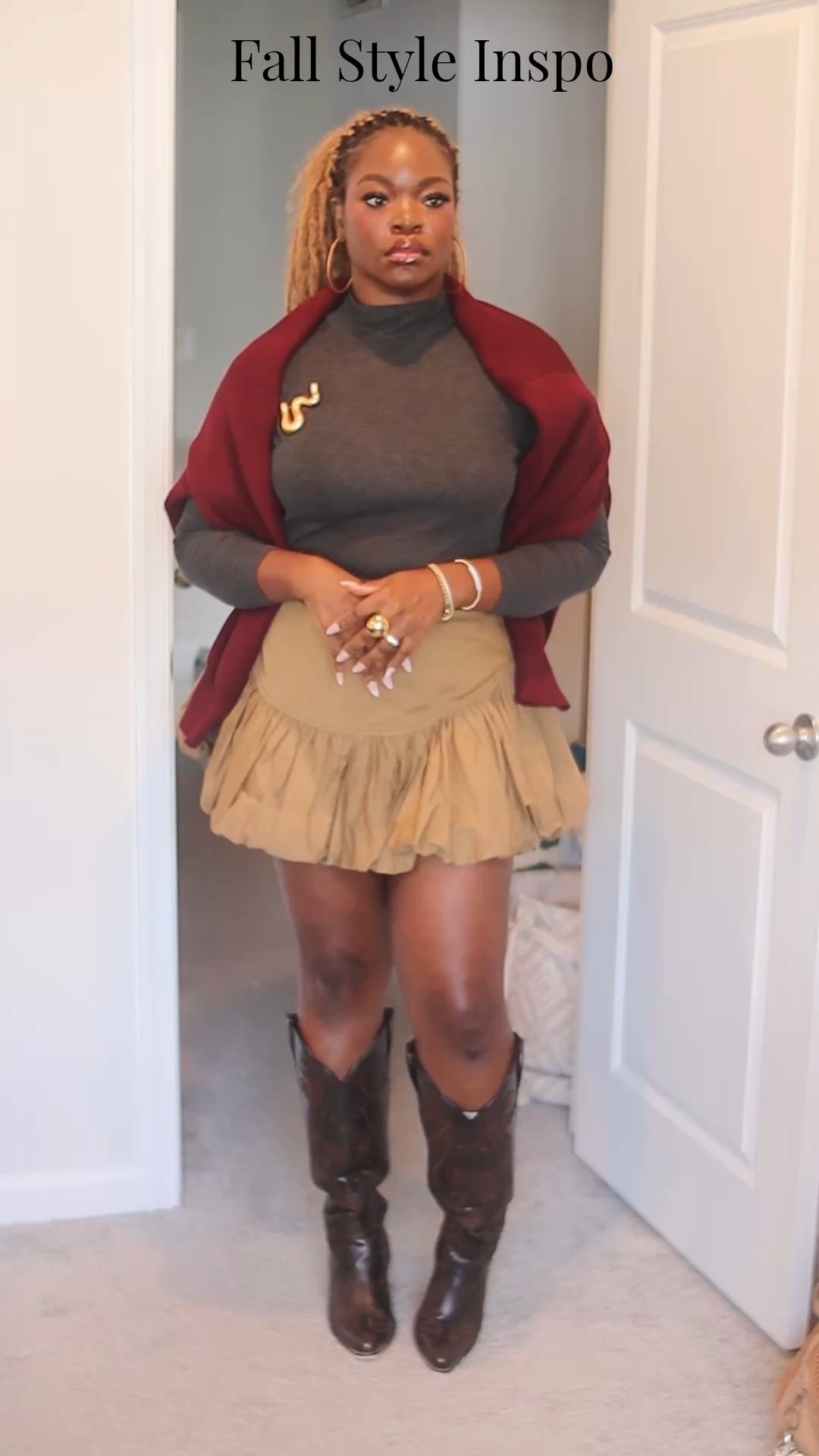 Fall style inspired!! Love this color palette and silhouette 

#LTKFindsUnder100 #LTKStyleTip #LTKMidsize