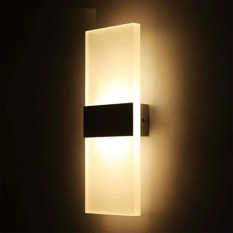 Chistina Modern LED Flush Mount Wall Sconce,Rectangle Integrated LED Vanity Light | Wayfair North America