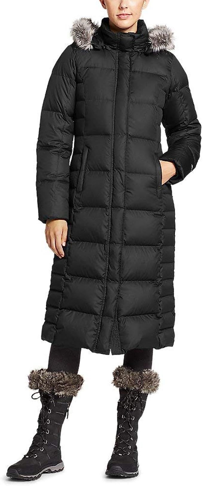 Eddie Bauer Women's Lodge Down Duffle Coat | Amazon (US)