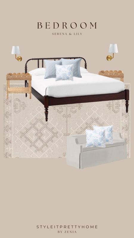 Cozy bedroom ideas from Serena & Lily!

Scalloped table, wicker nightstand, coastal decor, spindle bed 

#LTKHome #LTKStyleTip