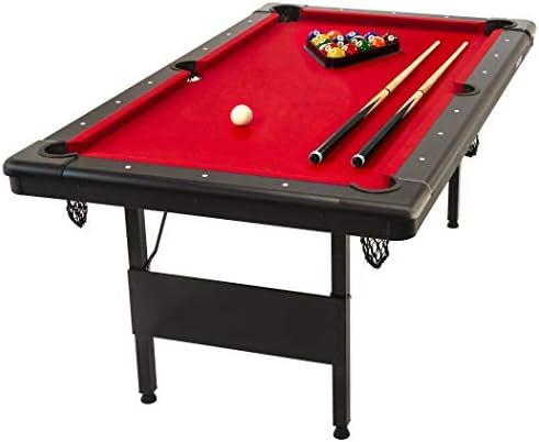 GoSports 6ft or 7ft Billiards Table - Portable Pool Table - Includes Full Set of Balls, 2 Cue Sti... | Amazon (US)