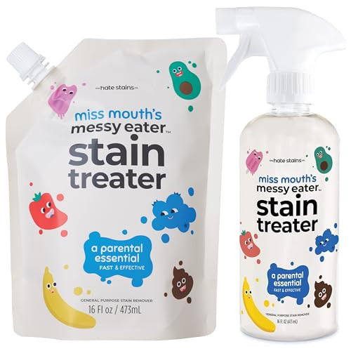 Miss Mouth's Messy Eater Stain Treater - 16oz Spray and 16oz Refill Pouch | Amazon (US)