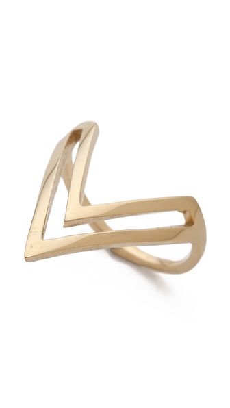 Chevron Midi Ring | Shopbop