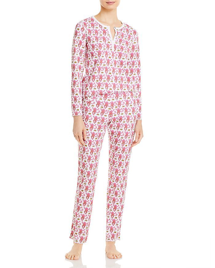 Cotton Monkey Print Pajama Set | Bloomingdale's (US)