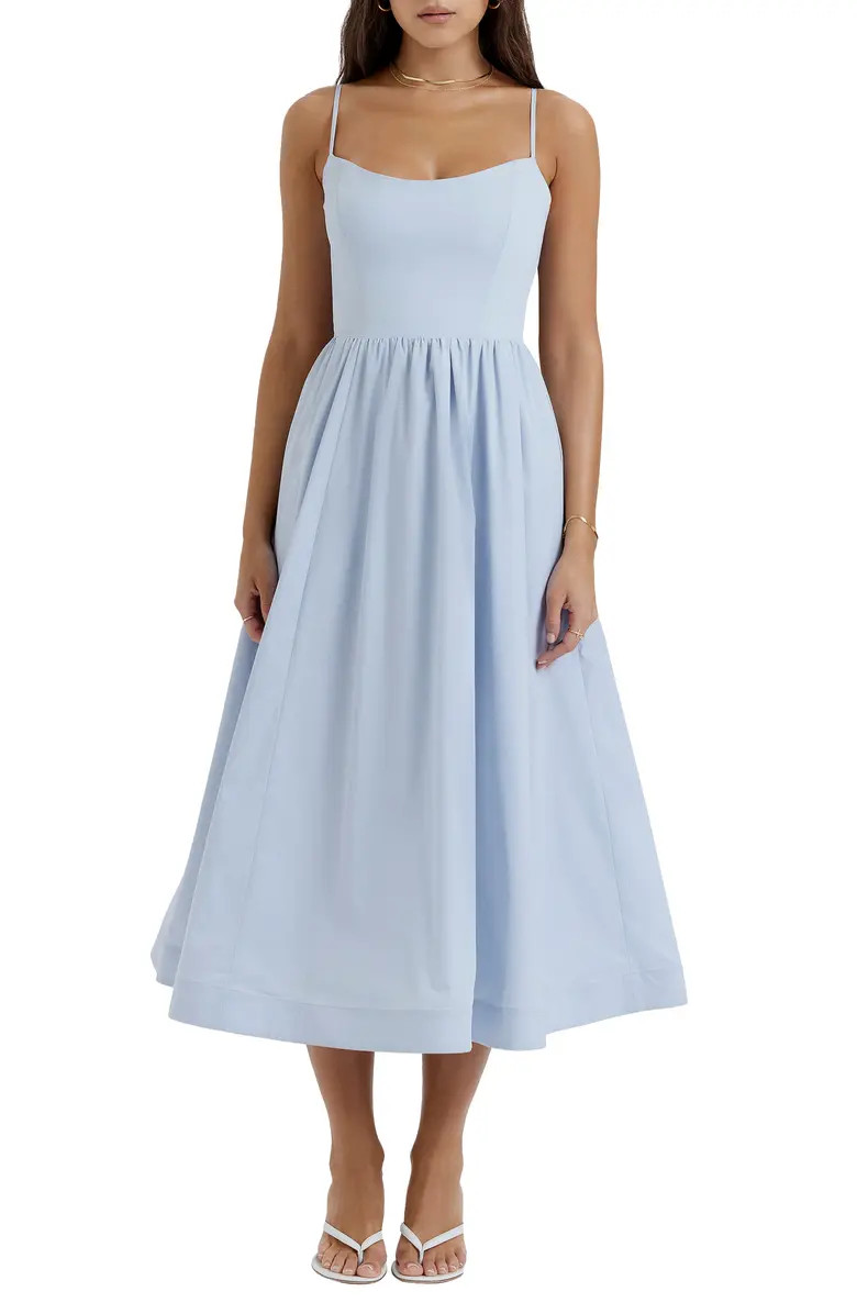 Lolita Corset Cotton Blend Fit & Flare Dress | Nordstrom