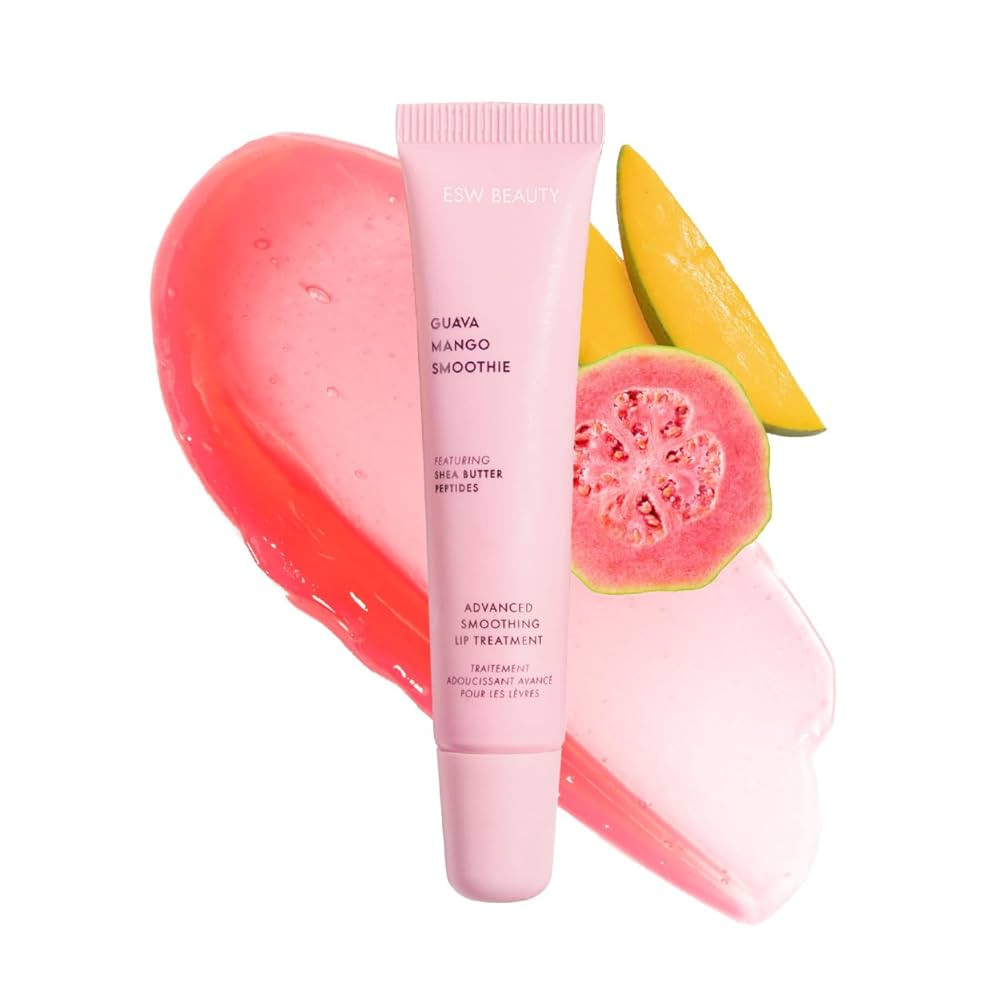 ESW Beauty Guava Mango Smoothie Lip Treatment - Light Pink Tint with Shea Butter, Peptides, Guava... | Amazon (US)