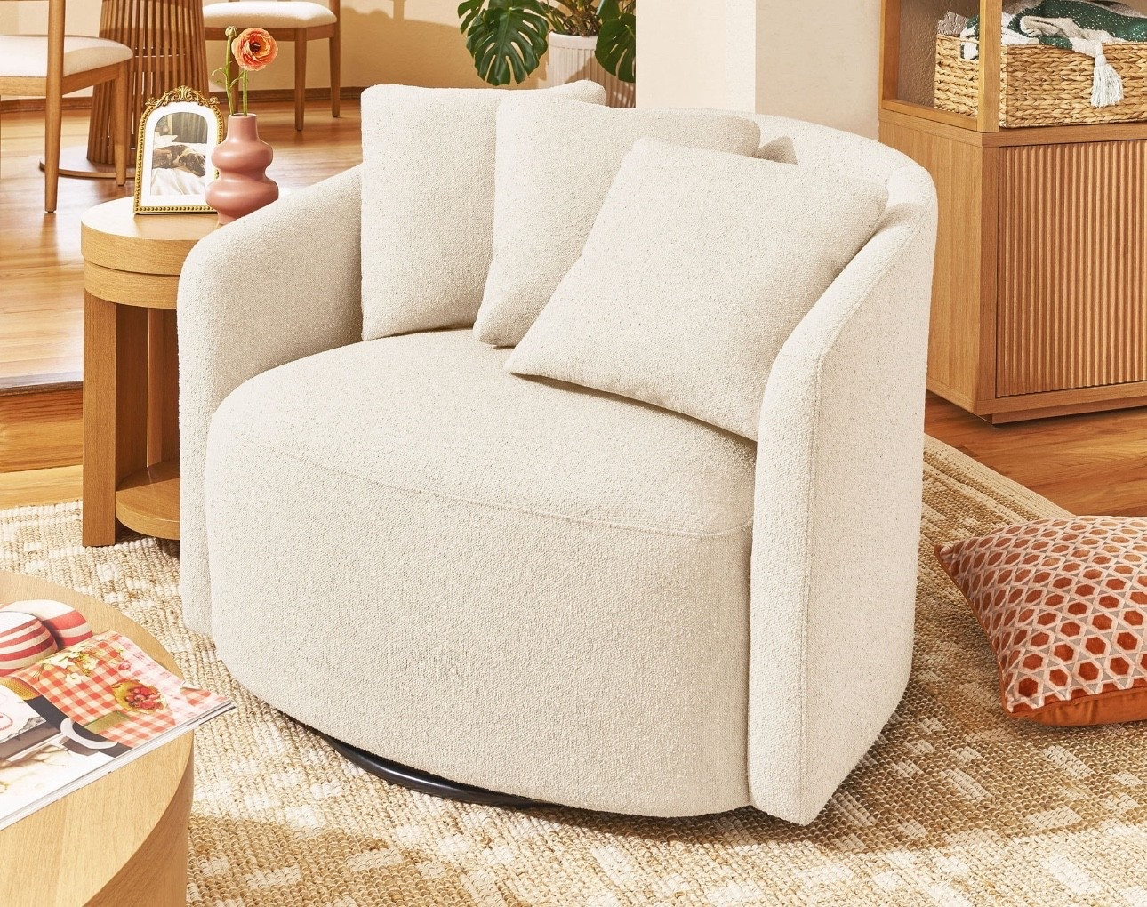 This chair is $100 and it’s my favorite!! I got it last year on a BF sale!! It goes well on any room! #chair #homedecor #drewbarrymore 

#LTKCyberWeek #LTKHome