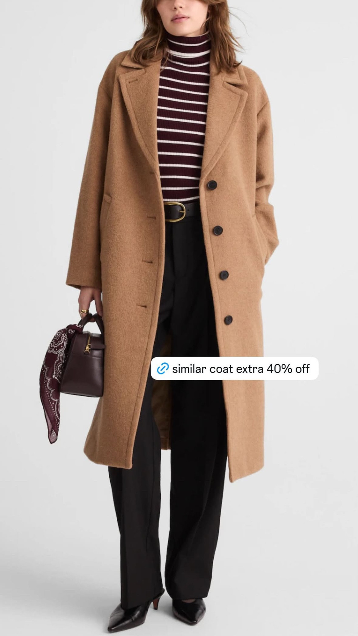 this is one of those coats that instantly makes an outfit feel finished. classic in the best way and such a good camel. 

 #LTKgrwm #LTKootd #LTKSeasonal