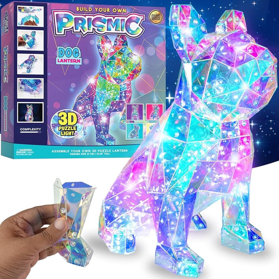 Prismic Make Your Own Dog 3D Light - Unique Arts and Crafts Easter Gifts for Teens, Gifts for 12 ... | Amazon (US)