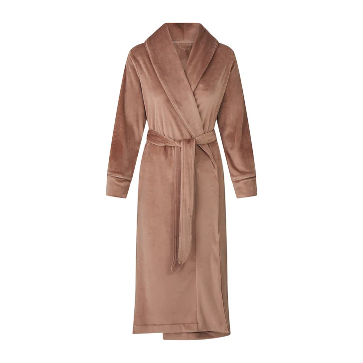 VELOUR LONG ROBE | SKIMS (US)