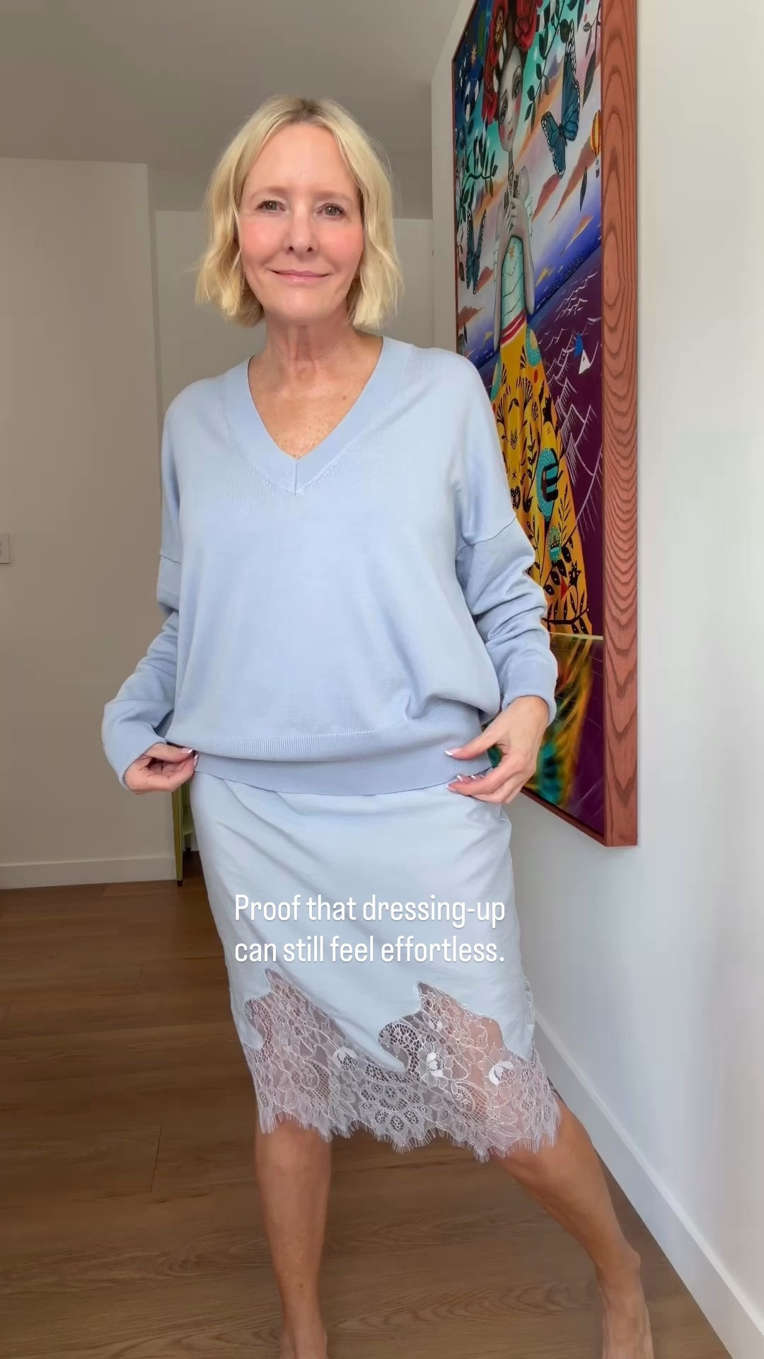 A little more dressed up, but still easy and comfortable — exactly how I like it. 

Wearing a size 10 in both, although I could have gone down a size in the skirt. x

#LTKaustralia #LTKover50style #LTKstyletip