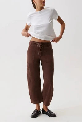 Sabrina - Curved Utility Pant - LINDT / 24 | South Moon Under