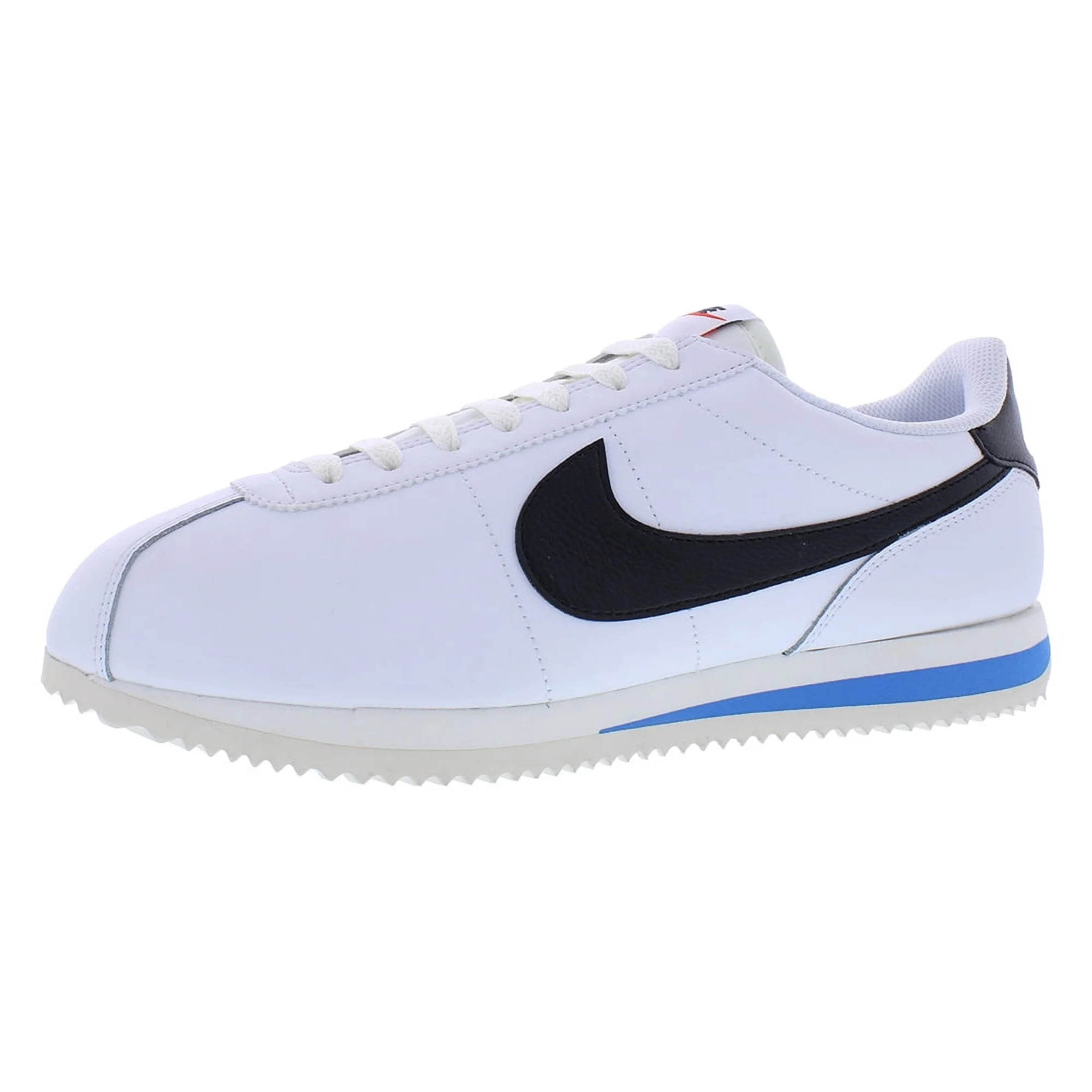 Nike Cortez Mens Shoes Size 9  Color: White/Light Photo Blue/Sail/Black | Walmart (US)
