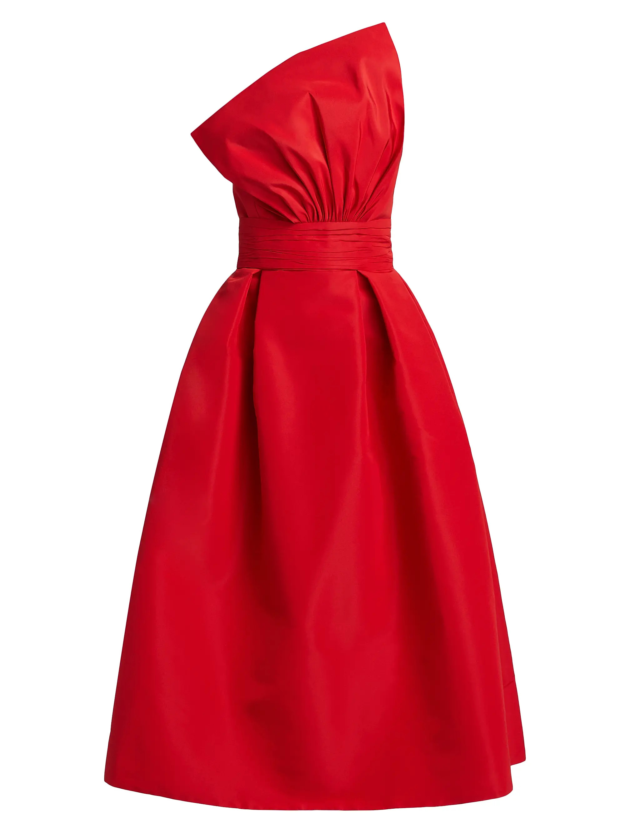 Willow Silk Bow Strapless Midi-Dress | Saks Fifth Avenue