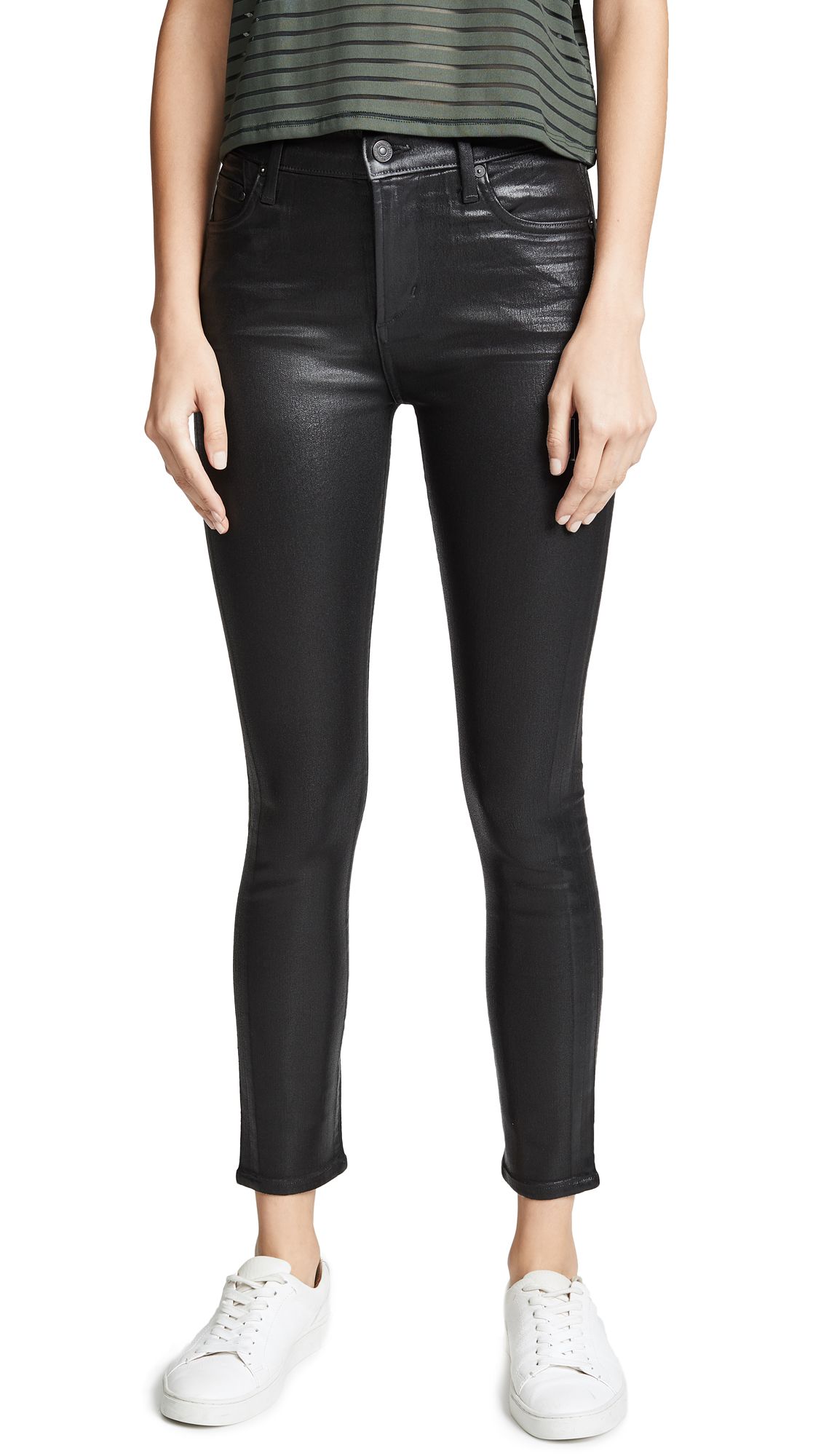 Citizens of Humanity Rocket Leatherette High Rise Skinny Jeans | Shopbop