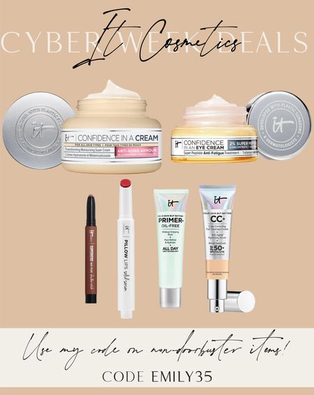 IT Cosmetics sale 🙌🏼 use code EMILY35

#LTKsalealert #LTKSeasonal #LTKCyberweek
