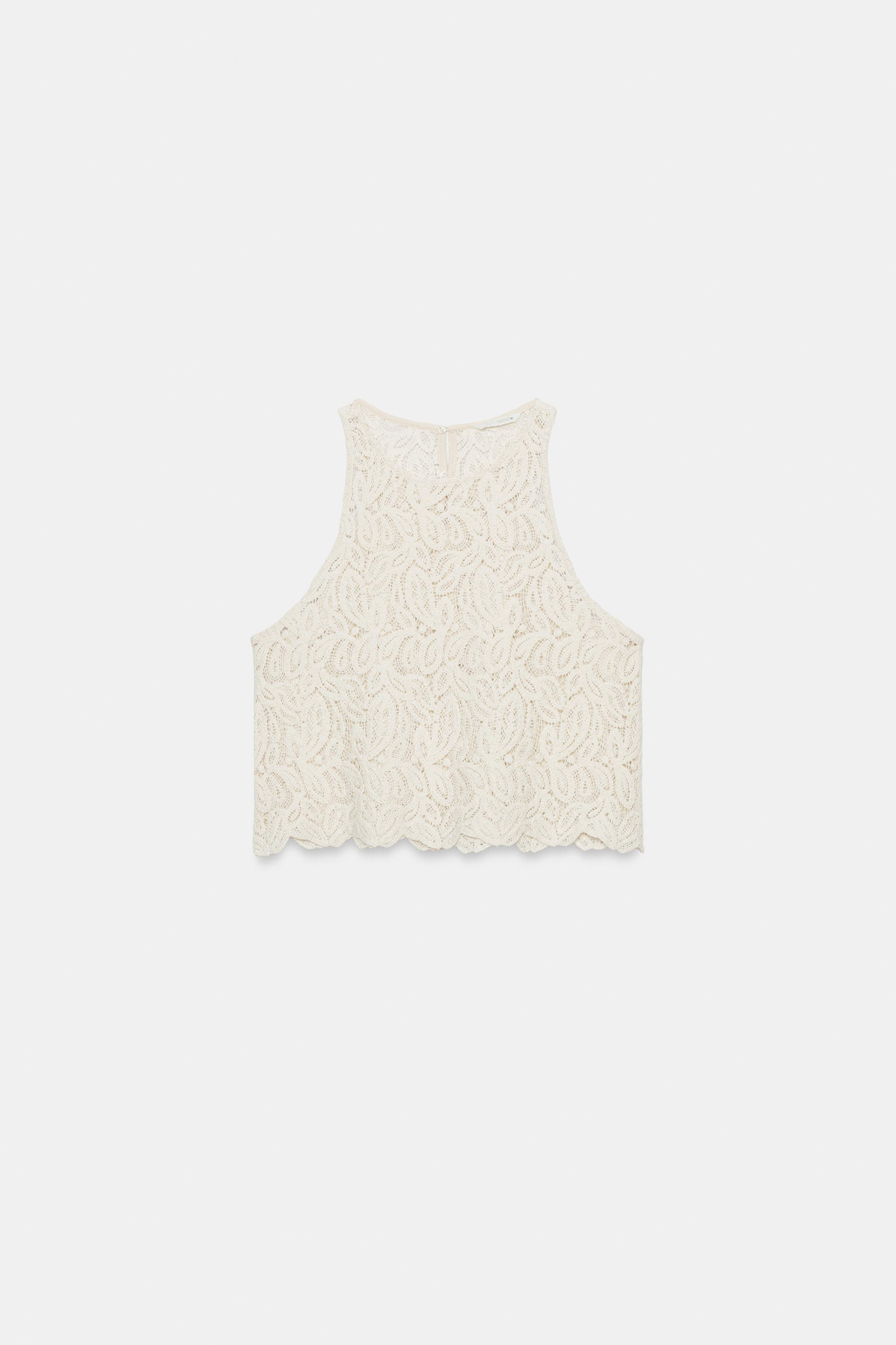 CROCHET CROP TOP | Zara US