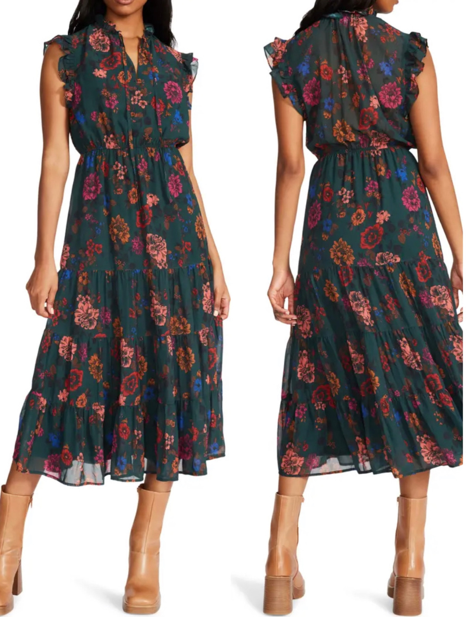 Floral dress
Dress
Sleeveless dress 
Fall dress 

#LTKstyletip #LTKSeasonal #LTKunder100